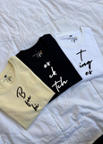 Best F*cking Bitches Trio Oversized T-shirts (Butter/Black/White)