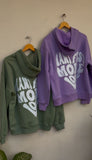 The Yapper & The Listener Duo Hoodies (Lavender/Sage Green)