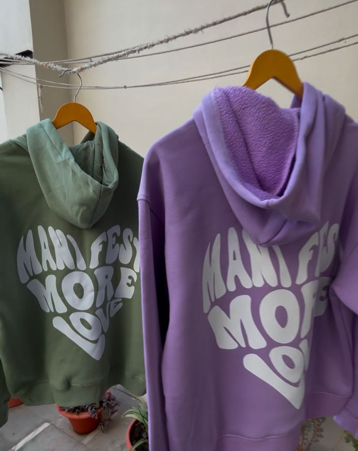 The Yapper & The Listener Duo Hoodies (Lavender/Sage Green)