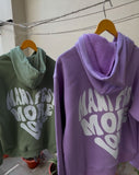 The Yapper & The Listener Duo Hoodies (Lavender/Sage Green)