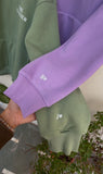 The Yapper & The Listener Duo Hoodies (Lavender/Sage Green)