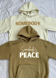 Oversized Somebody's peace Hoodie Combo