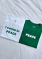 Oversized I come in Peace T-shirts Combo