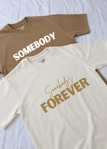 Oversized Somebody's Forever T-shirt Combo