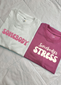 Oversized Somebody's STRESS T-shirt Combo