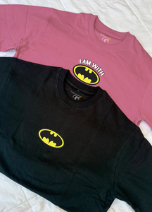 Oversized I'm with Batman T-shirt Combo