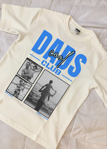 Cool Dads Club Custom Photo Oversized Tshirt