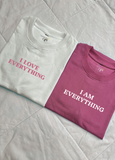 I love Everything Oversized T-shirt Combo