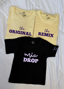 The Original The Remix Family Matching Regular T-shirts