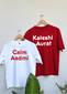 Oversized Calm Aadmi Kaleshi Aurat T-shirt Combo