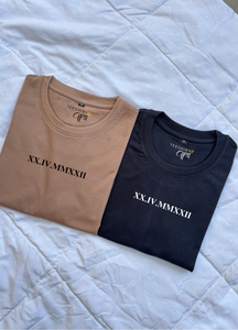 Regular Couple T-shirt - Custom Date Tshirt