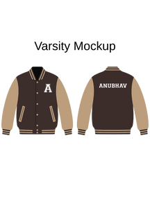 Varsity Jacket-Rust