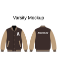 Varsity Jacket-Rust