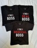 The Original Boss Family Matching Regular T-shirts