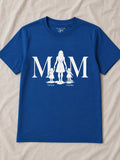 Mom Customized Kids Names Oversized Tshirt