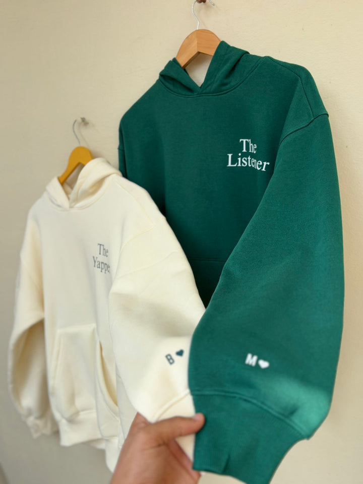 The Yapper & The Listener Duo Hoodies