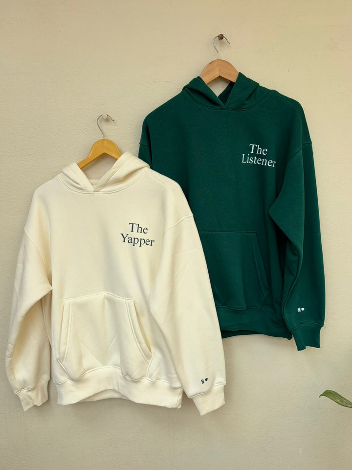 The Yapper & The Listener Duo Hoodies