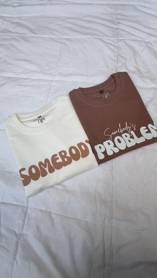 Somebody's Problem Oversized T-shirt Combo
