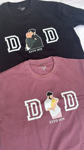 Dad Custom Photo Illustration Regular T-shirt
