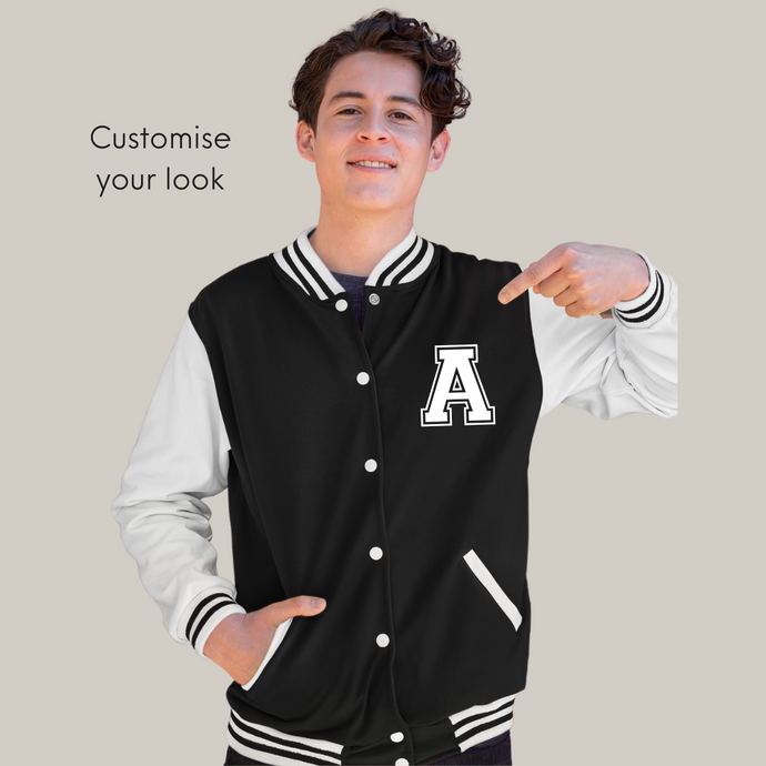 Custom Initial Varsity Jacket