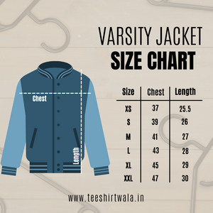 Customised Varsity Jacket - Name, Initial, Number