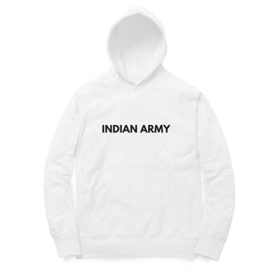 Army Hoodie White/grey